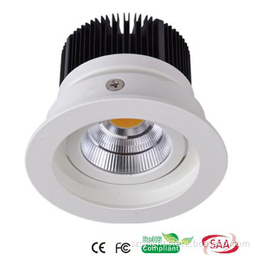 High Brightness SAA CE RoHS downlights led with 3 years warranty